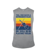 Violin Retirement Plan Sleeveless Tee tile