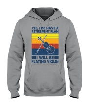 Violin Retirement Plan Hooded Sweatshirt tile