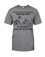 dog and kart racing Classic T-Shirt tile
