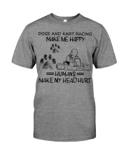 dog and kart racing Premium Fit Mens Tee tile
