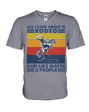 all-i-care-about-rodeo V-Neck T-Shirt tile