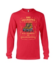 some granpas go roller skating Long Sleeve Tee tile