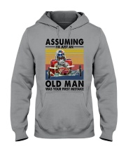 CYCLING ASSUMING OLD MAN Hooded Sweatshirt front