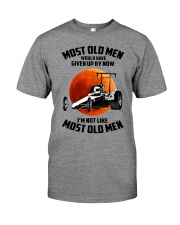 most old men drag racing Premium Fit Mens Tee tile