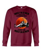 most old men drag racing Crewneck Sweatshirt tile