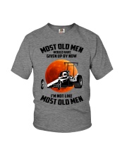 most old men drag racing Youth T-Shirt tile