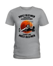 most old men drag racing Ladies T-Shirt tile