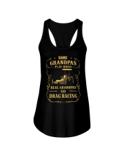 some grandpas drag racing Ladies Flowy Tank tile
