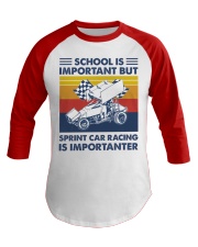 sprint-car-racing-school is important Baseball Tee tile