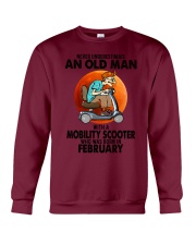 mobility scooter olm 02 Crewneck Sweatshirt tile
