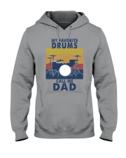 Drums my favorite call me dad Hooded Sweatshirt tile
