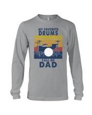 Drums my favorite call me dad Long Sleeve Tee tile