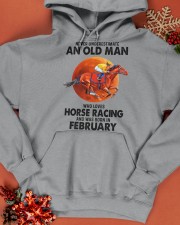 02 horse racing olm Hooded Sweatshirt apparel-hooded-sweatshirt-lifestyle-front-65