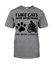 like cats sportbike Classic T-Shirt tile