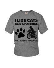 like cats sportbike Youth T-Shirt tile