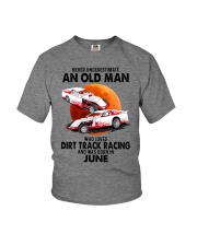 dirt track racing olm 06 Youth T-Shirt tile