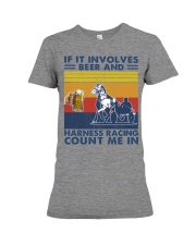 beer-involeves harness-racing Premium Fit Ladies Tee tile