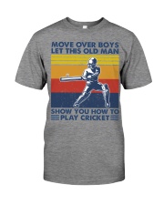 move-over-boys-oldman play-cricket Premium Fit Mens Tee tile