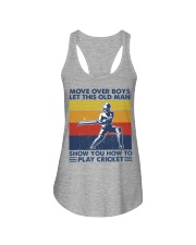 move-over-boys-oldman play-cricket Ladies Flowy Tank tile
