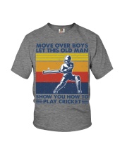 move-over-boys-oldman play-cricket Youth T-Shirt tile