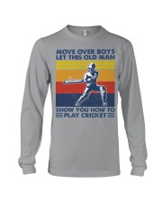 move-over-boys-oldman play-cricket Long Sleeve Tee tile