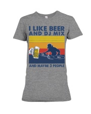 dj mix like beer Premium Fit Ladies Tee tile