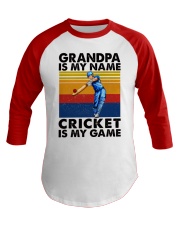 cricket is my game Baseball Tee tile