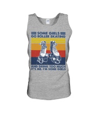roller-skating-some-girl Unisex Tank tile