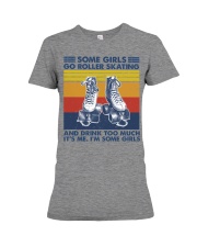 roller-skating-some-girl Premium Fit Ladies Tee tile