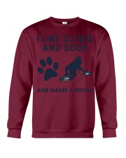 I Like Dj Mix And Dog Crewneck Sweatshirt tile