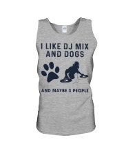 I Like Dj Mix And Dog Unisex Tank tile