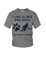 I Like Dj Mix And Dog Youth T-Shirt tile