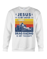 drag racing therapy Crewneck Sweatshirt tile