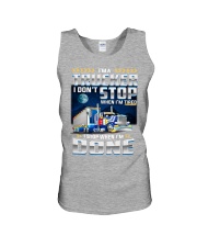 I'm a Trucker I dont' stop when I'm tired Unisex Tank thumbnail