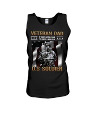 Veteran Dad - It Takes A Real Man Raise A Soldier Unisex Tank thumbnail