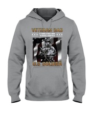 Veteran Dad - It Takes A Real Man Raise A Soldier Hooded Sweatshirt thumbnail