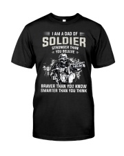 I Am A Dad Of Soldier Classic T-Shirt front