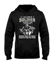 I Am A Dad Of Soldier Hooded Sweatshirt thumbnail