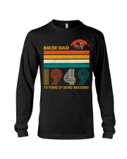 BIKER DAD 1949 - 70 Years old Long Sleeve Tee thumbnail
