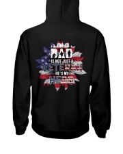 Dad Is Not A Veteran He's My Hero Hooded Sweatshirt thumbnail