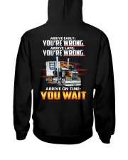ARRIVE ON TIME YOU WAIT Hooded Sweatshirt thumbnail