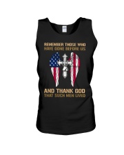 Remember Those Who Have Gone Before Us Unisex Tank thumbnail