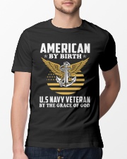 US Navy Veteran By The Grace Of God Classic T-Shirt lifestyle-mens-crewneck-front-13