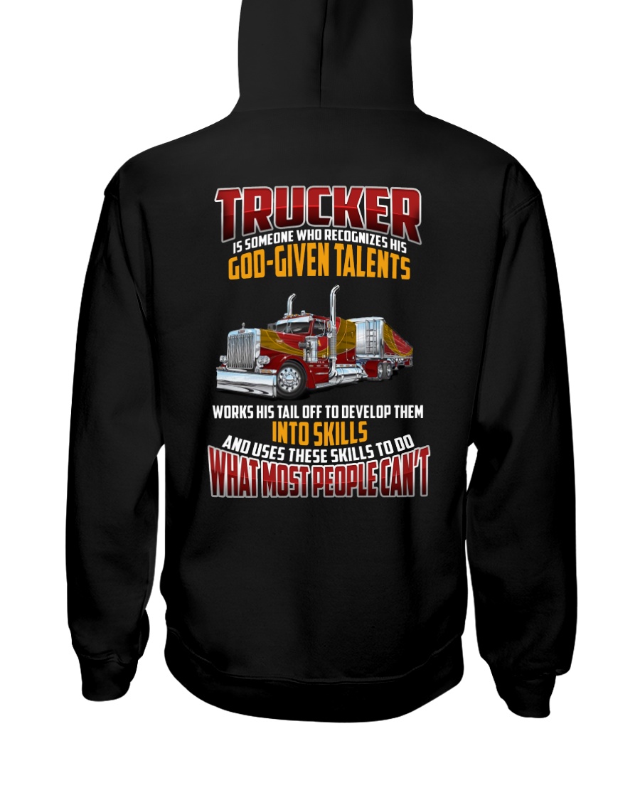 Trucker Clothes -Trucker god-given talents Hooded Sweatshirt