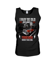 I May Be Old - Nice Shirt For Trucker Unisex Tank thumbnail