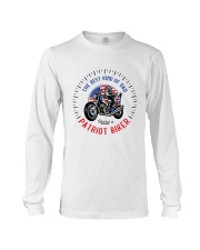 Patriot Biker Dad Black Speedometer Long Sleeve Tee thumbnail