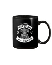 Biker Clothes Retirement Plan Mug tile