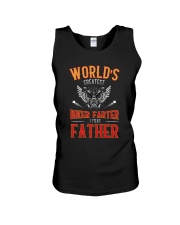 World's great BIKER FARTER I mean FATHER Unisex Tank tile
