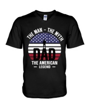 The Man - The Myth - The American Legend V-Neck T-Shirt thumbnail