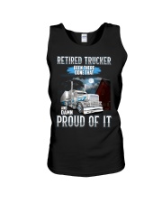 Trucker clothes - Retired trucker Proud of it Unisex Tank thumbnail